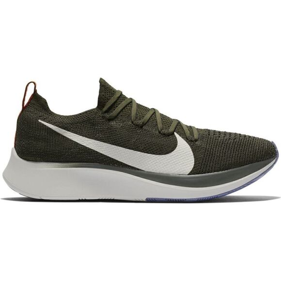 Mens 2018 Nike Zoom Fly Flyknit Black Lime Blast Running Shoes AR4561-003 Sz 8 - Picture 1 of 5